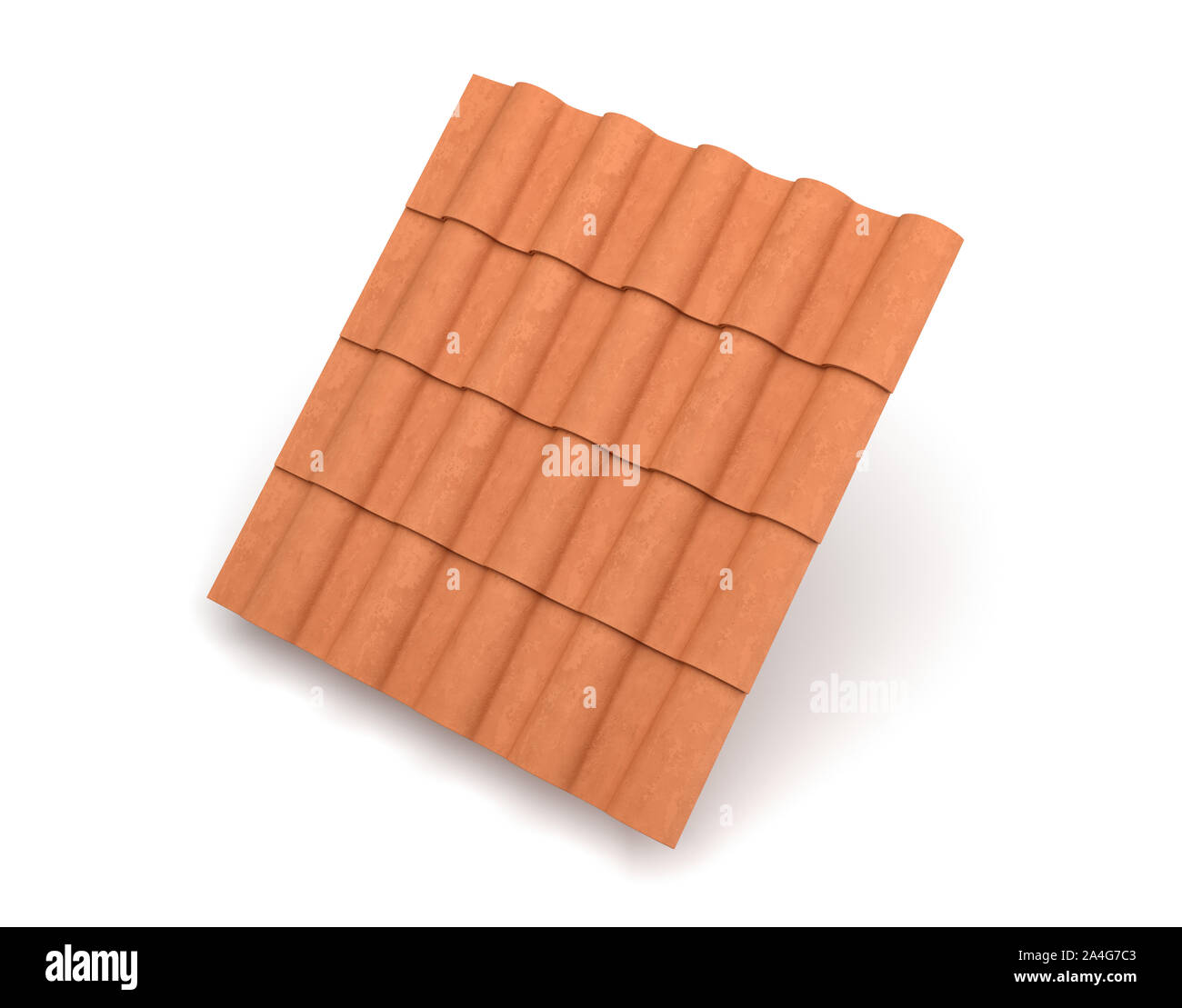 3D rendering del gruppo interlocked canna in cotto piastrelle isolati su sfondo bianco. Casa resistenti agli agenti atmosferici. Buona qualità di piastrelle. Exterior Edificio desi Foto Stock 3D rendering del gruppo interlocked canna in cotto piastrelle isolati su sfondo bianco. Casa resistenti agli agenti atmosferici. Buona qualità di piastrelle. Exterior Edificio desi Foto Stock