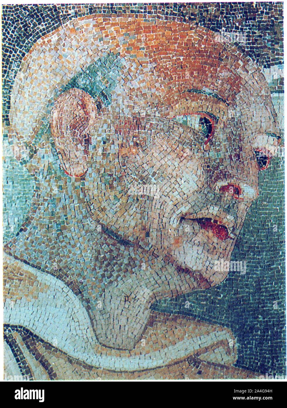 San Bernardo di Chiaravalle. Mosaico. Salle Lambertini. Grottes vaticanes Foto Stock
