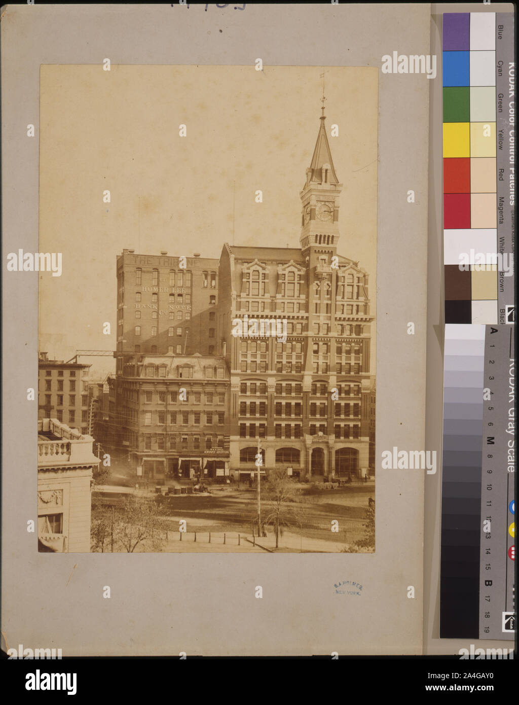 Tribune Building, New York City] / S. A. Holmes, New York Foto Stock