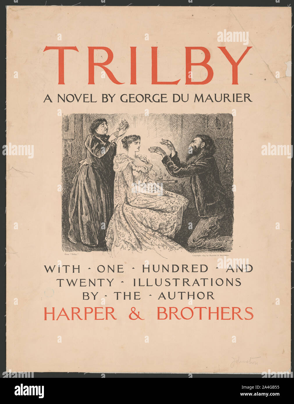 Trilby, un romanzo di George Du Maurier... LCCN2014649141 Foto stock - Alamy