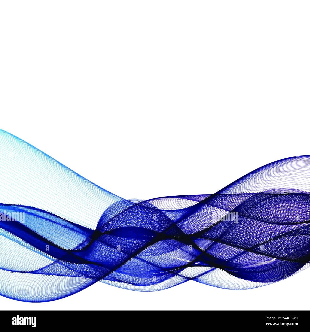 Abstract sfondo vettoriale, flusso colore linee ondulata per brochure, sito web, flyer design. Trasparenti liscia onda. eps 10 Illustrazione Vettoriale