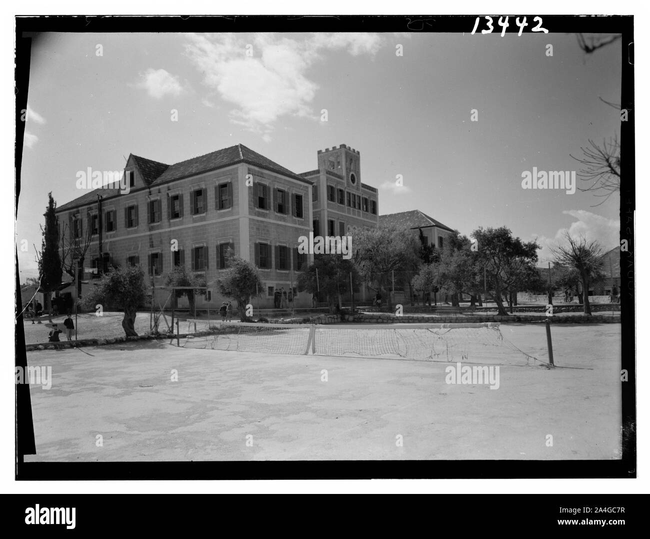 Tripoli, Am. [Cioè, American] Missione scuola maschile, fr[om] N.W Foto Stock