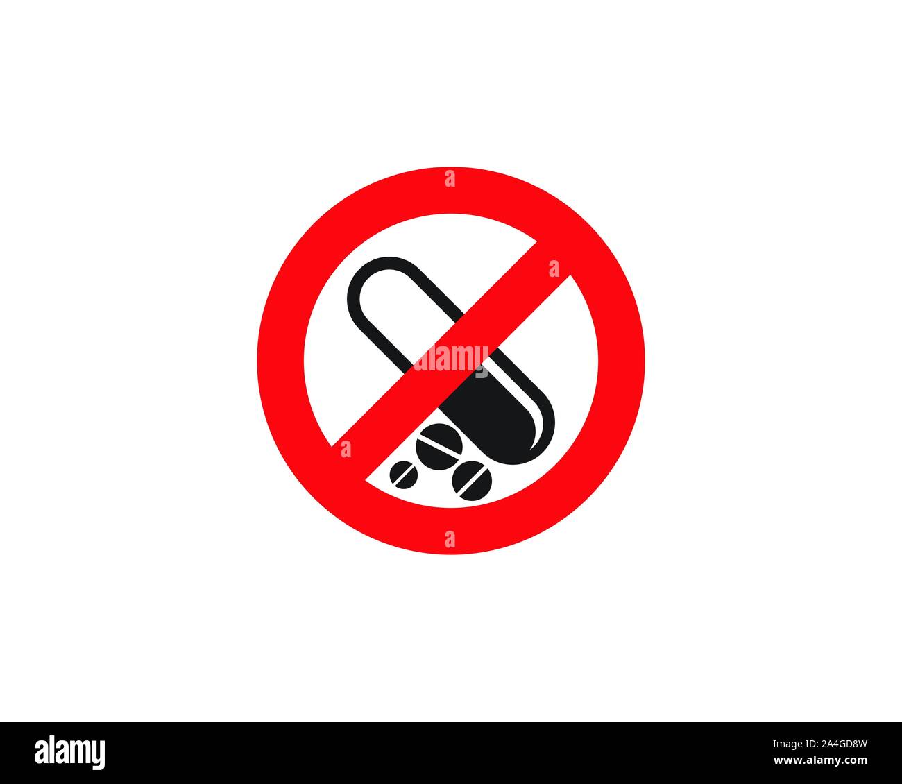 Farmaco medicale icona Vettore illustrazione del modello di progettazione Illustrazione Vettoriale