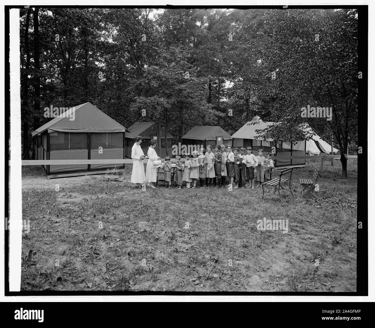 La tubercolosi camp Foto Stock