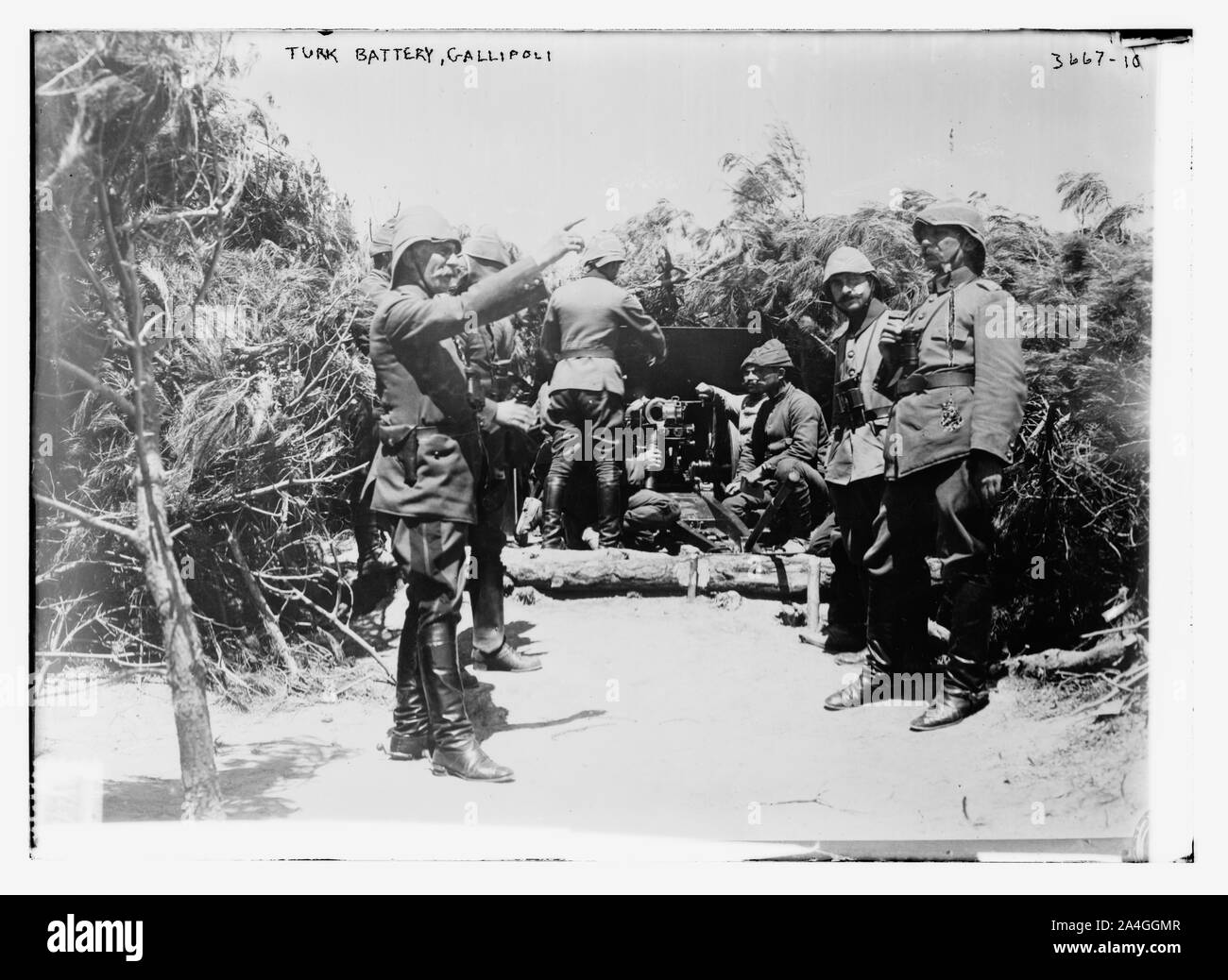 Turk batteria, Gallipoli Foto Stock