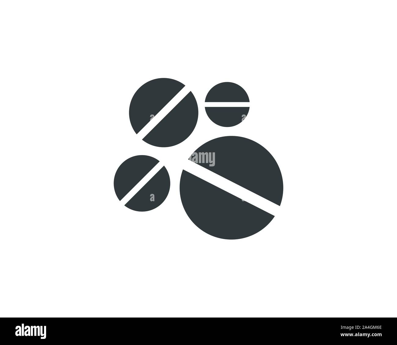 Farmaco medicale icona Vettore illustrazione del modello di progettazione Illustrazione Vettoriale