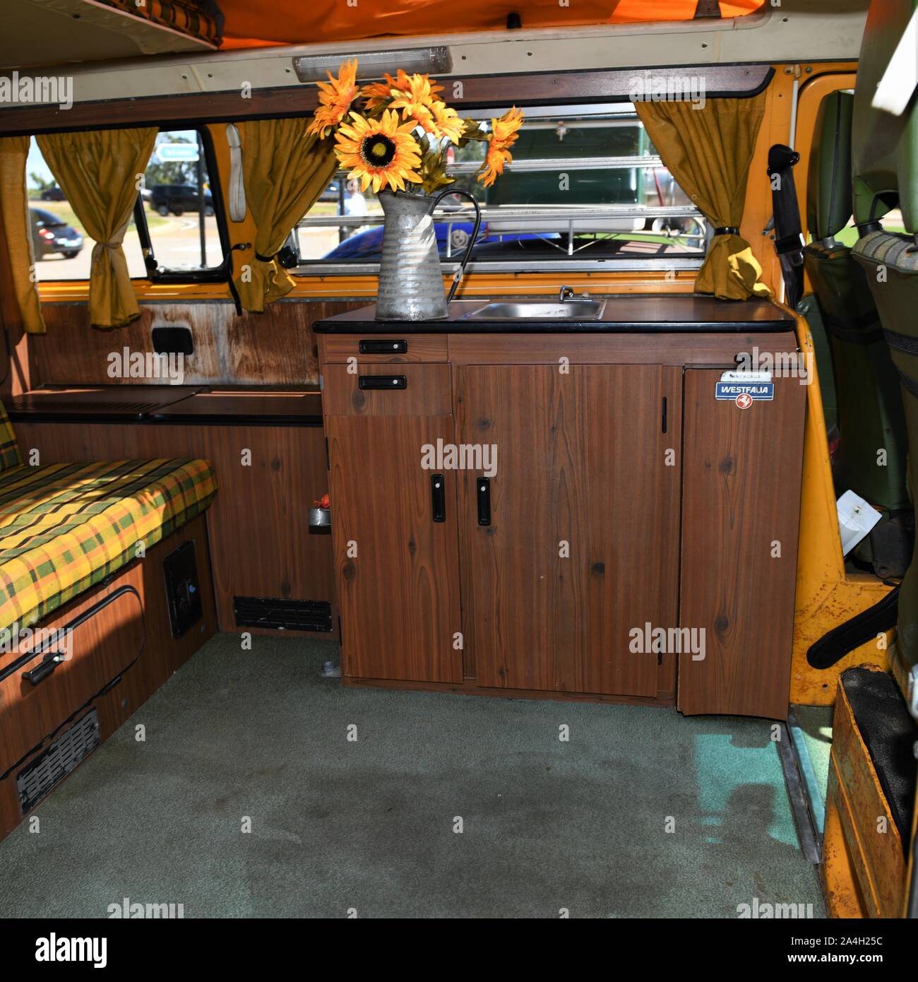 Volkswagen Bus Camper. Foto Stock