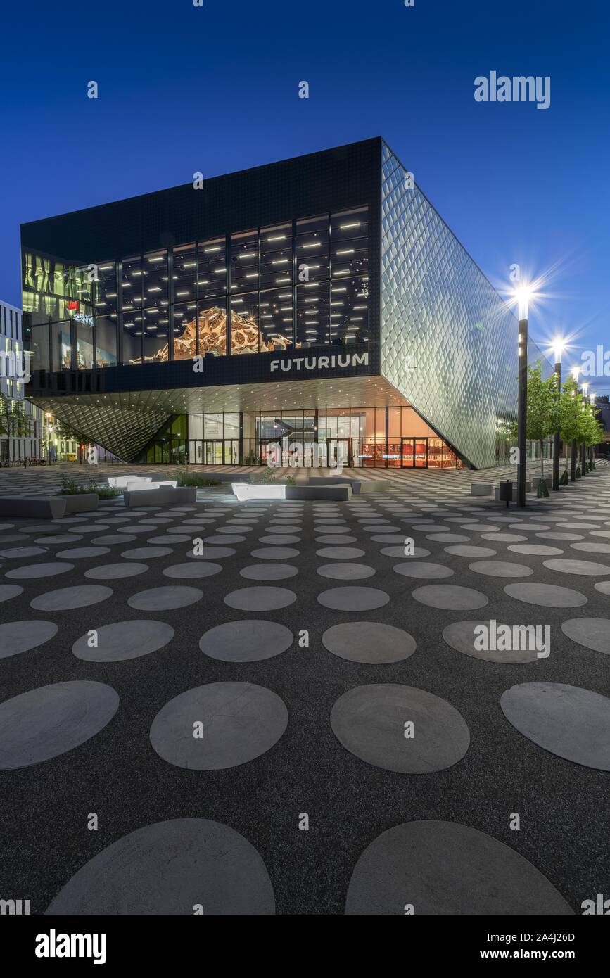 Il FUTURIUM, la casa del futuro nel quartiere governativo, Berlino, Germania Foto Stock