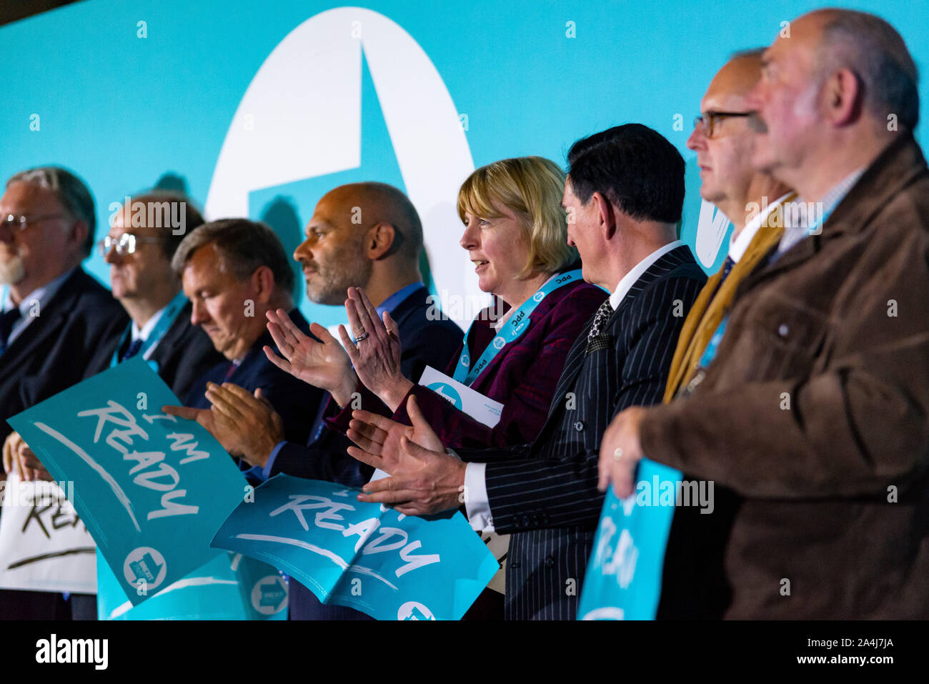 Il partito Brexit LTD ha tenuto una politica dei rally in Cornovaglia in previsione delle elezioni generali nel Regno Unito. Foto Stock