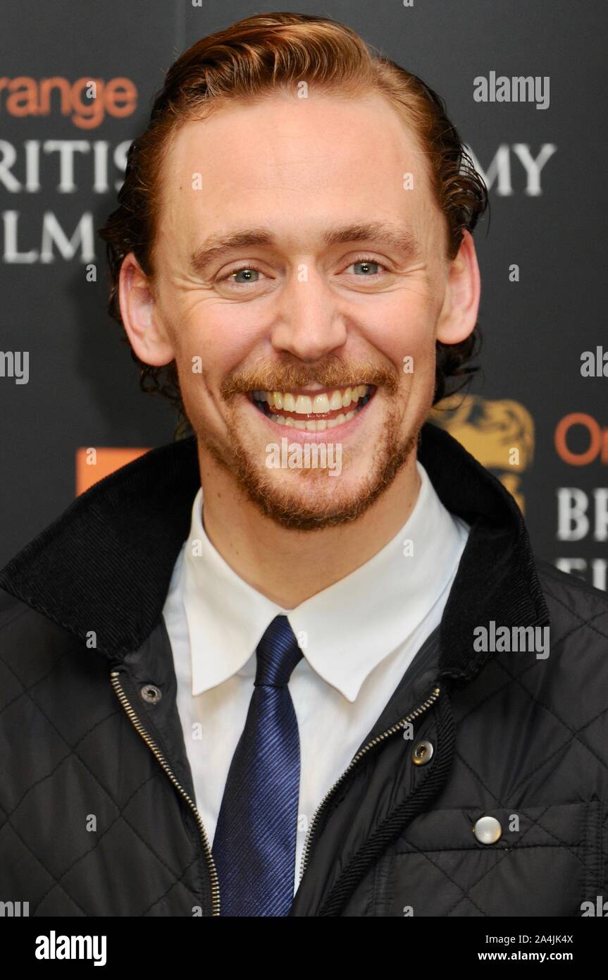 Tom Hiddleston. Il mercoledì di Orange Rising Star Awards, BAFTA, Piccadilly, Londra. Regno Unito Foto Stock
