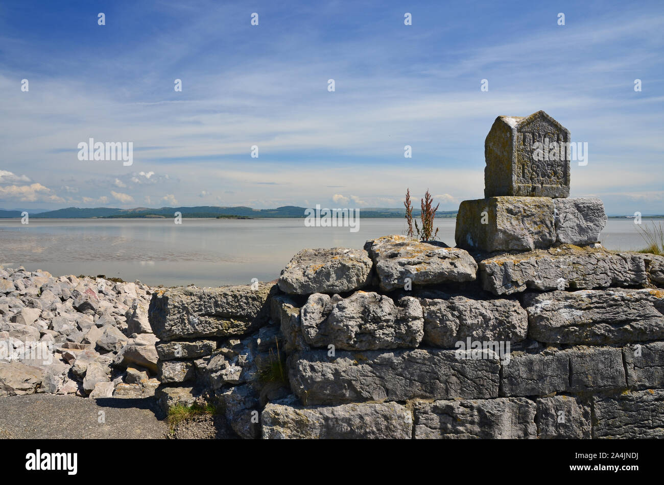TRGB 1833, monumento di pietra, Cumbria Foto Stock