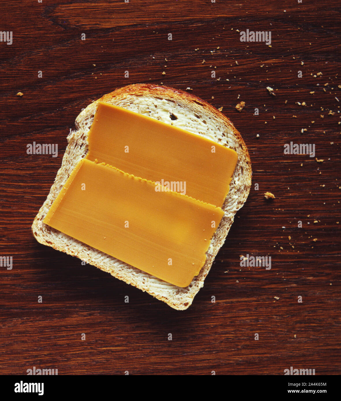 Brunost - marrone dolci di formaggio di capra acuta &;s latte Foto Stock