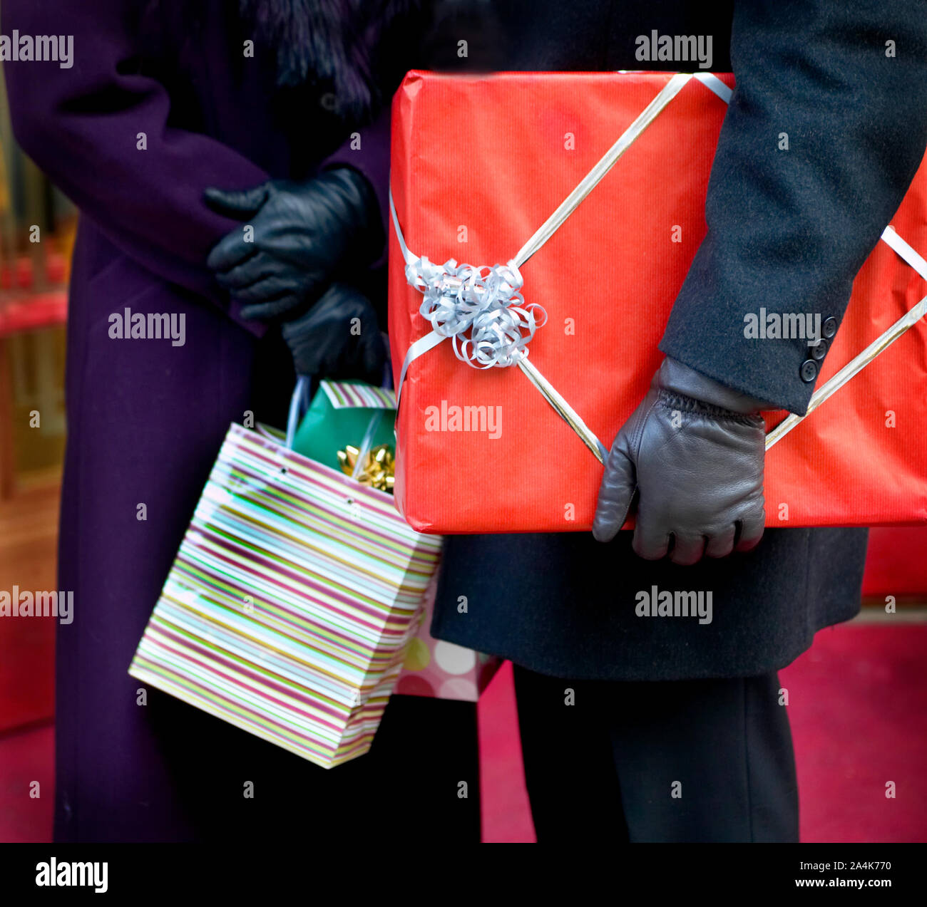 Acquisto delle coppie Foto Stock