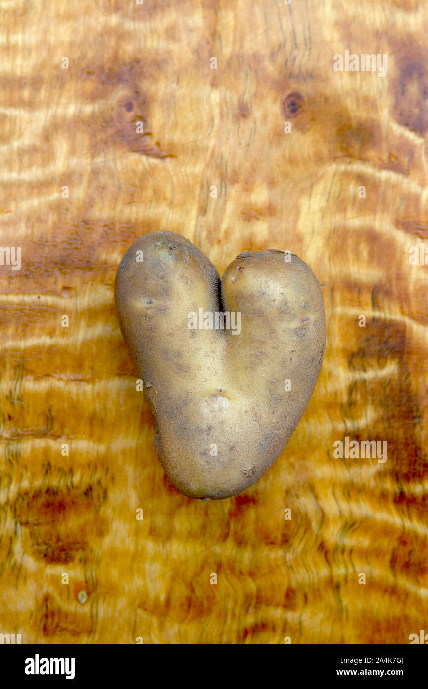 Cuore di patata - Valentine - il giorno di San Valentino Foto Stock