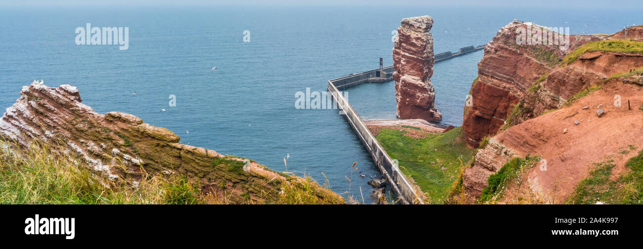 Panorama da Helgoland Foto Stock