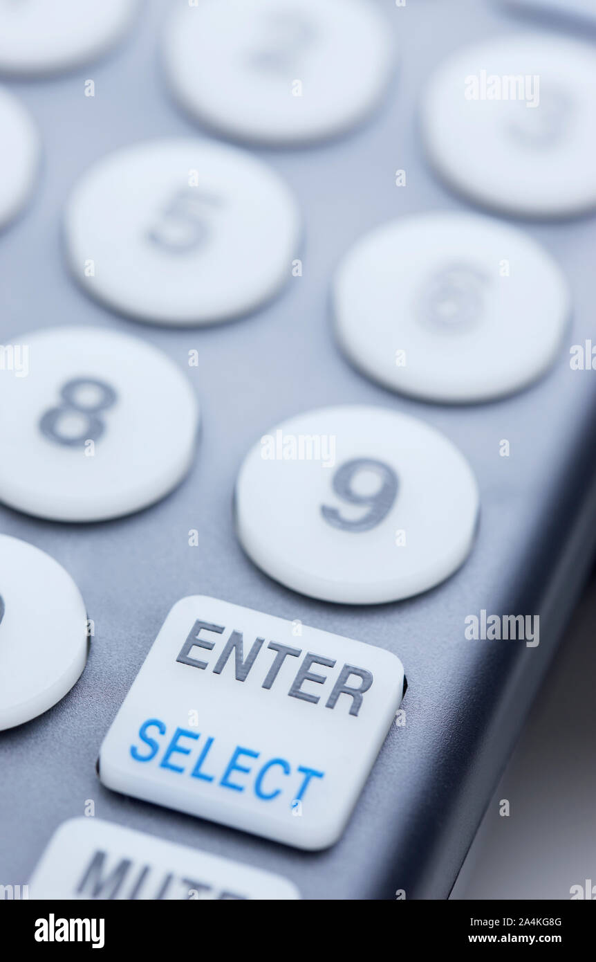 Telecomando per non vedenti - debole avvistato Foto Stock