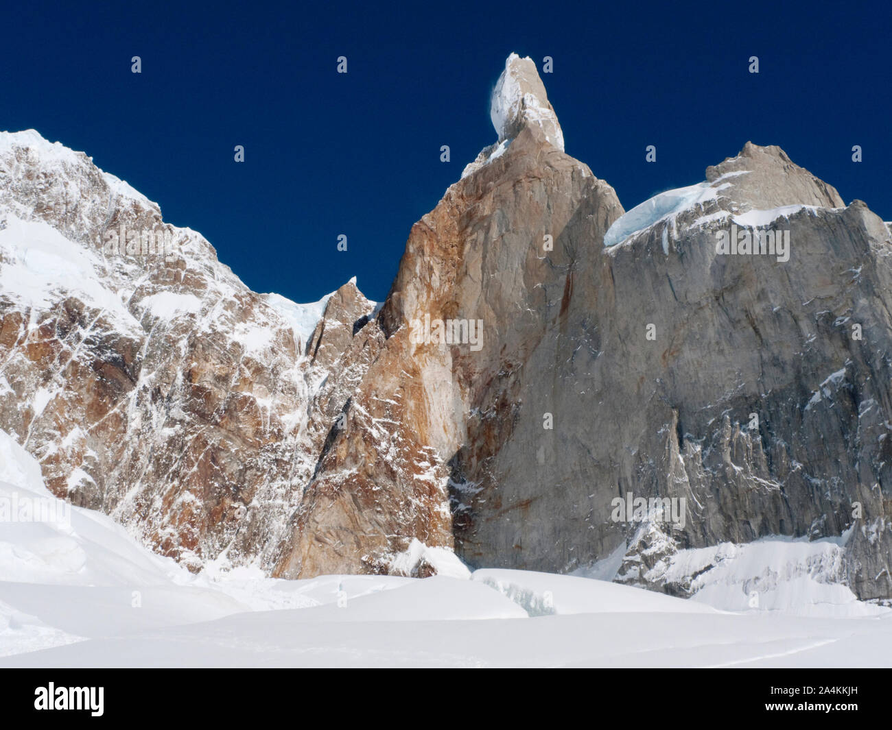 Cerro Torre, Patagonia, Argentina Foto Stock