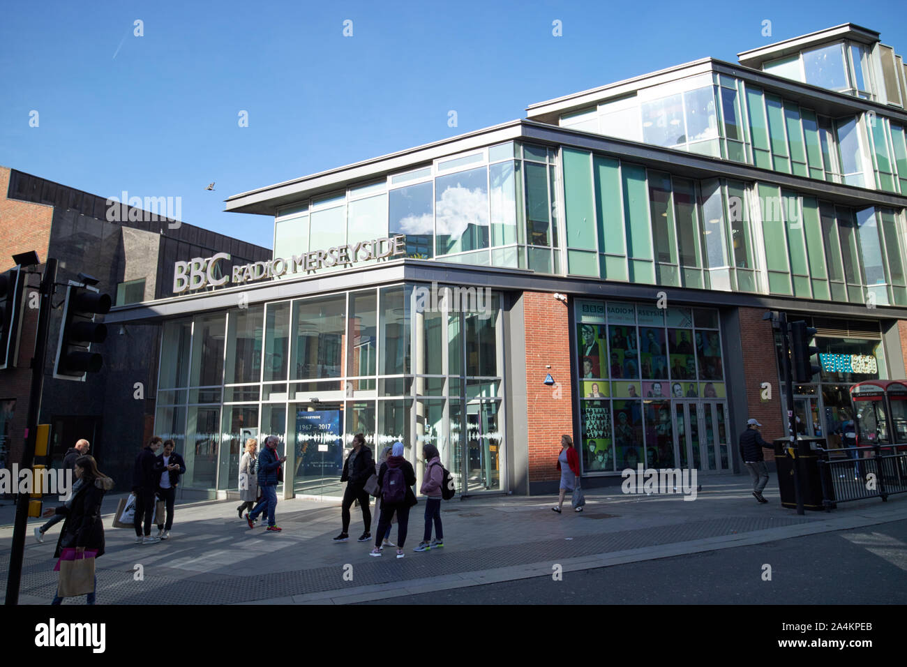 BBC radio Liverpool Merseyside England Regno Unito Foto Stock