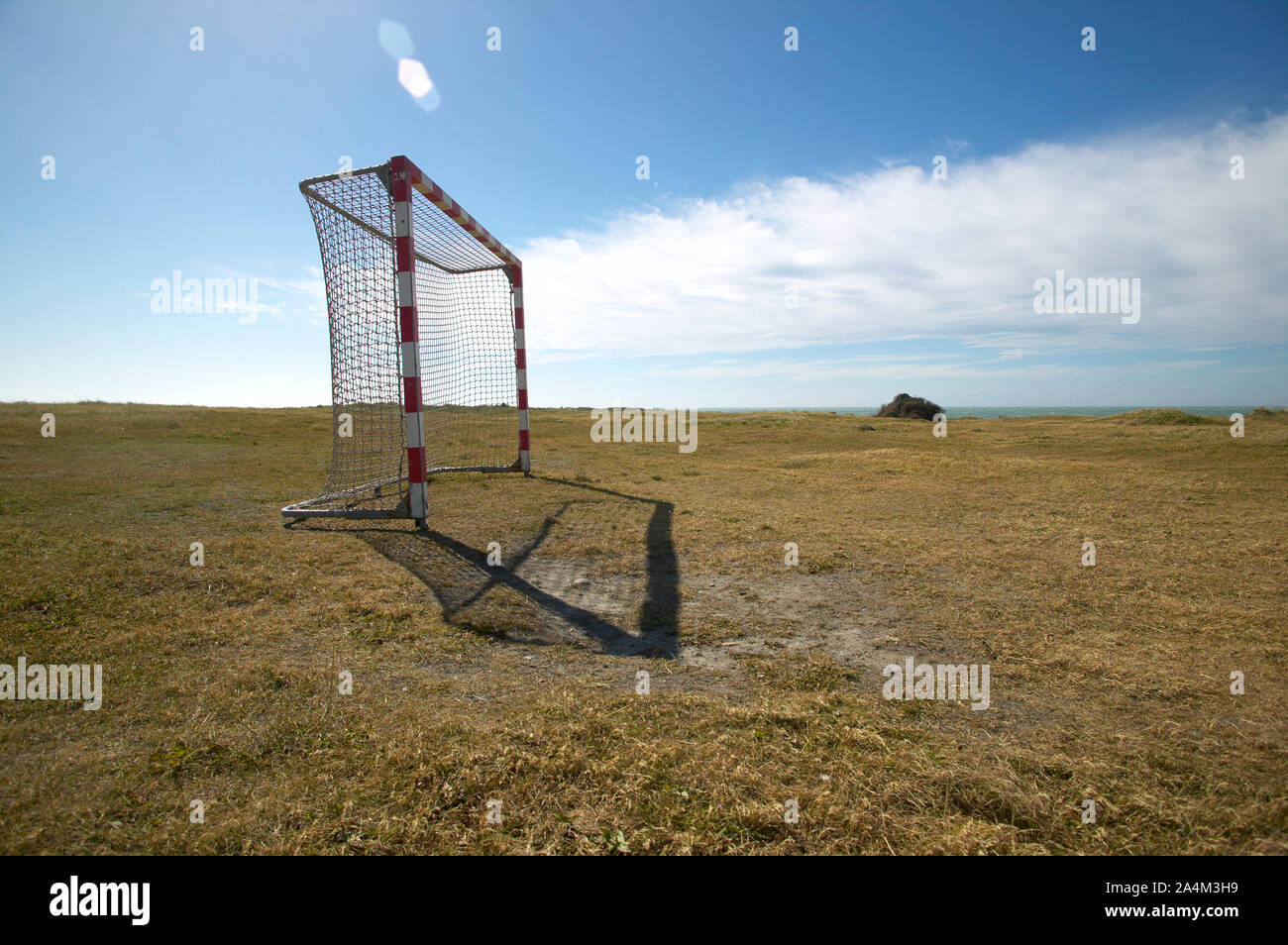 Campo da calcio Foto Stock