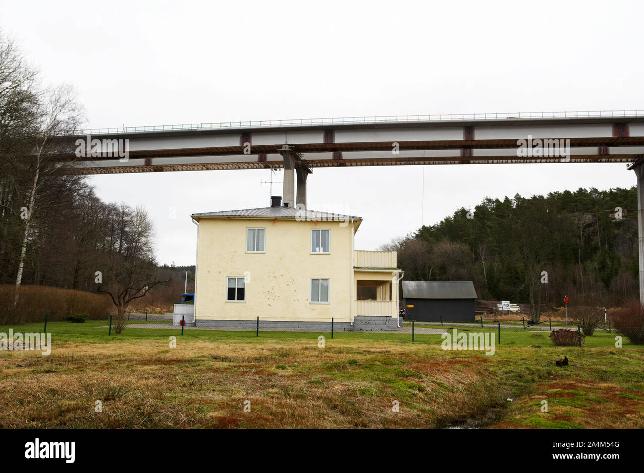 Casa vicino StrÂØmstad, Svezia Foto Stock