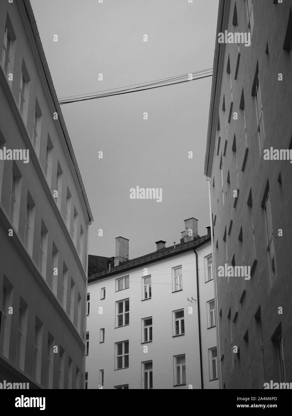 Blocchi di appartamenti, Oslo Foto Stock