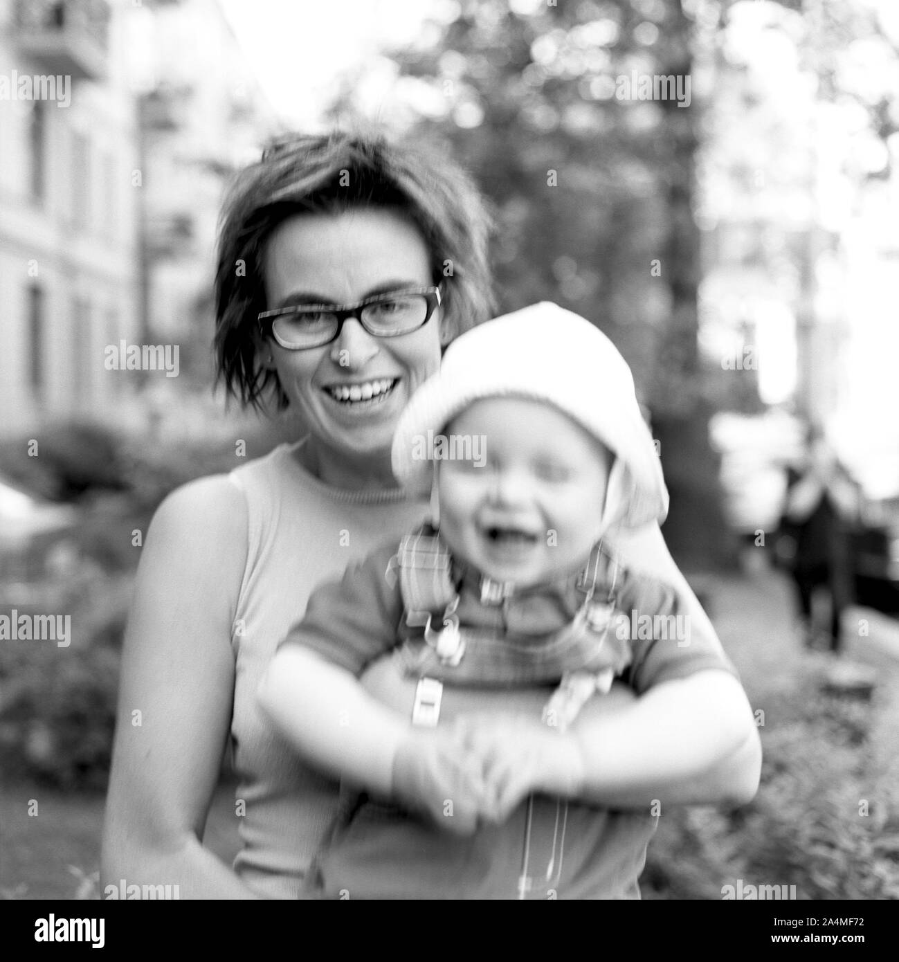 Madre e bambino Foto Stock