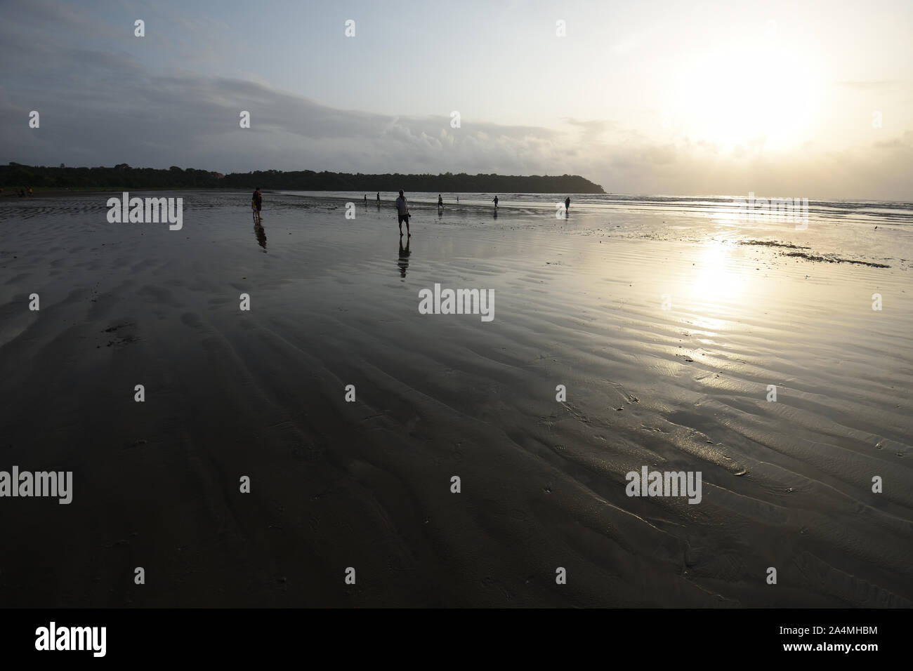 Caranzalem Beach. Panaji, Goa, India. Foto Stock