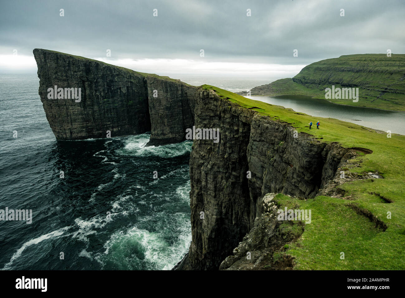 Vista di scogliere Foto Stock