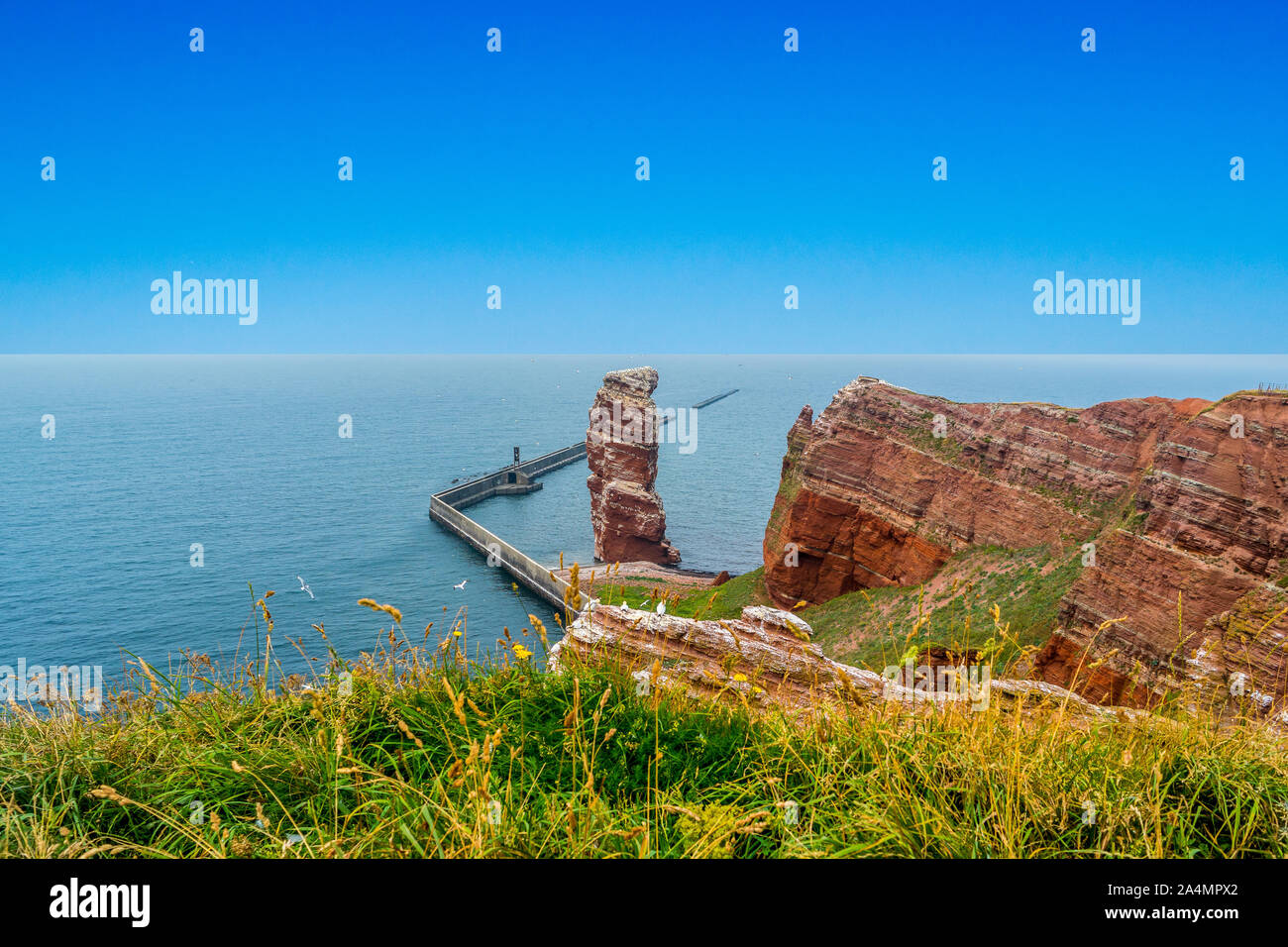 Deep Sea Isola Helgoland Germania Foto Stock