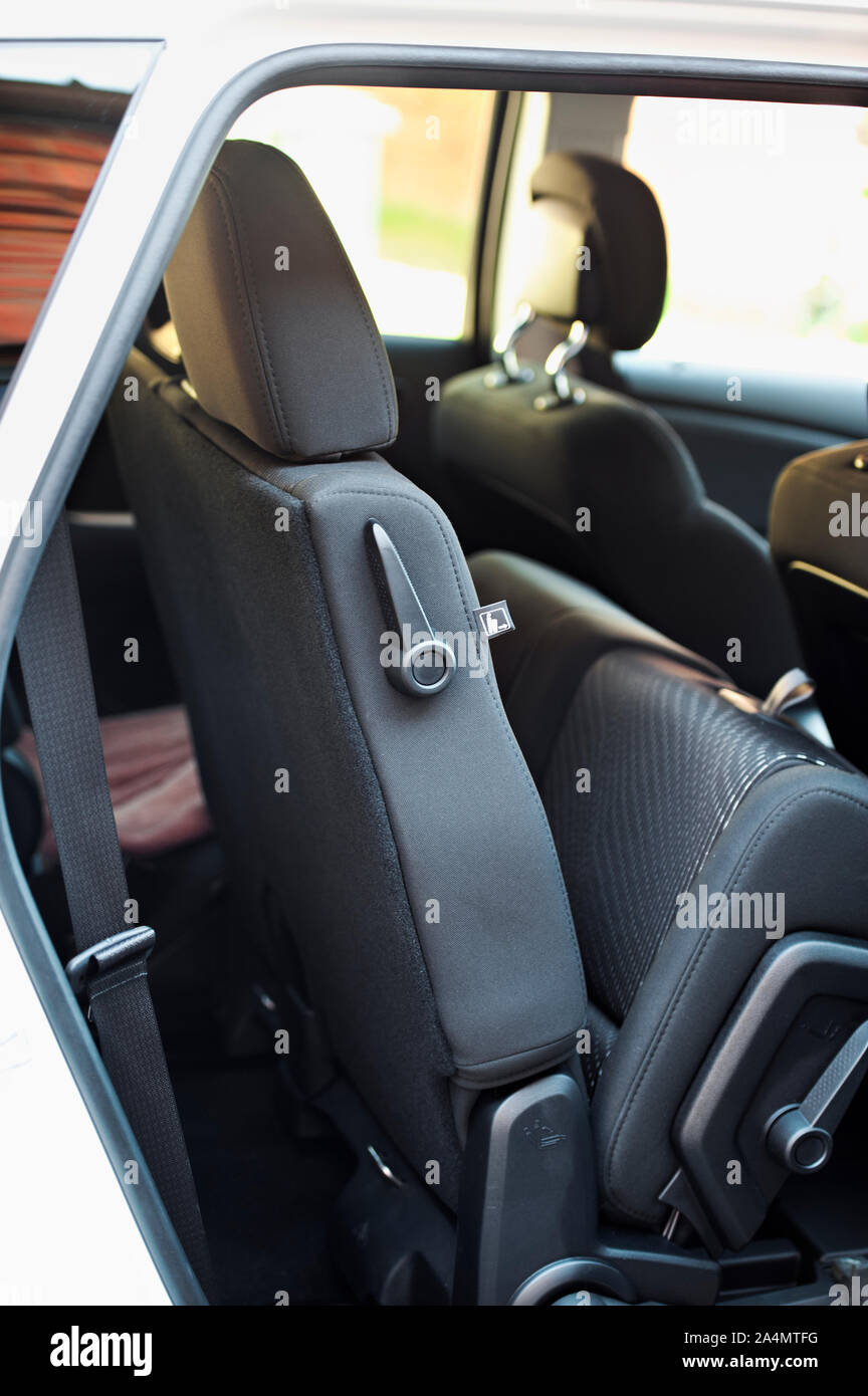 Auto sedile posteriore Foto Stock