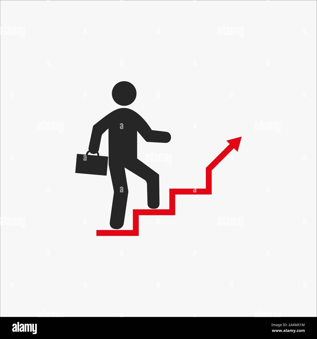 Scale, carriera icona. Illustrazione Vettoriale, design piatto. Illustrazione Vettoriale