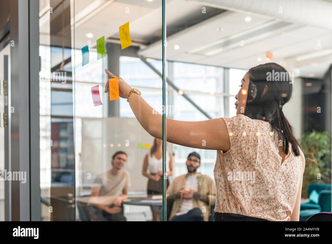 Meeting aziendali Foto Stock