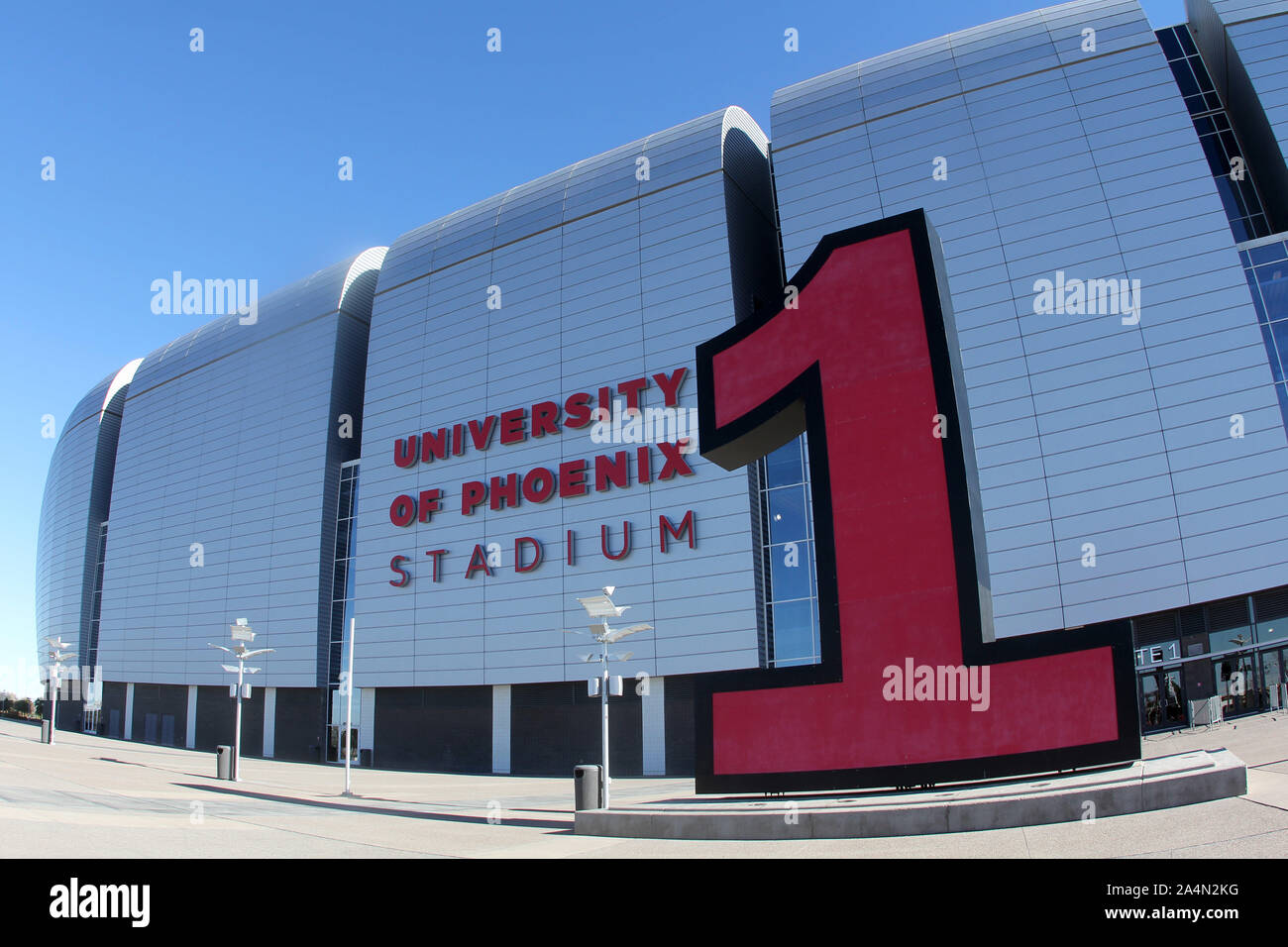 GLENDALE,Arizona,U.S.A. 29 ENERO 2013. Vista generale della University of Phoenix Stadium anteprima del gioco tra il Messico vs Danimarca. // Vista generi Foto Stock