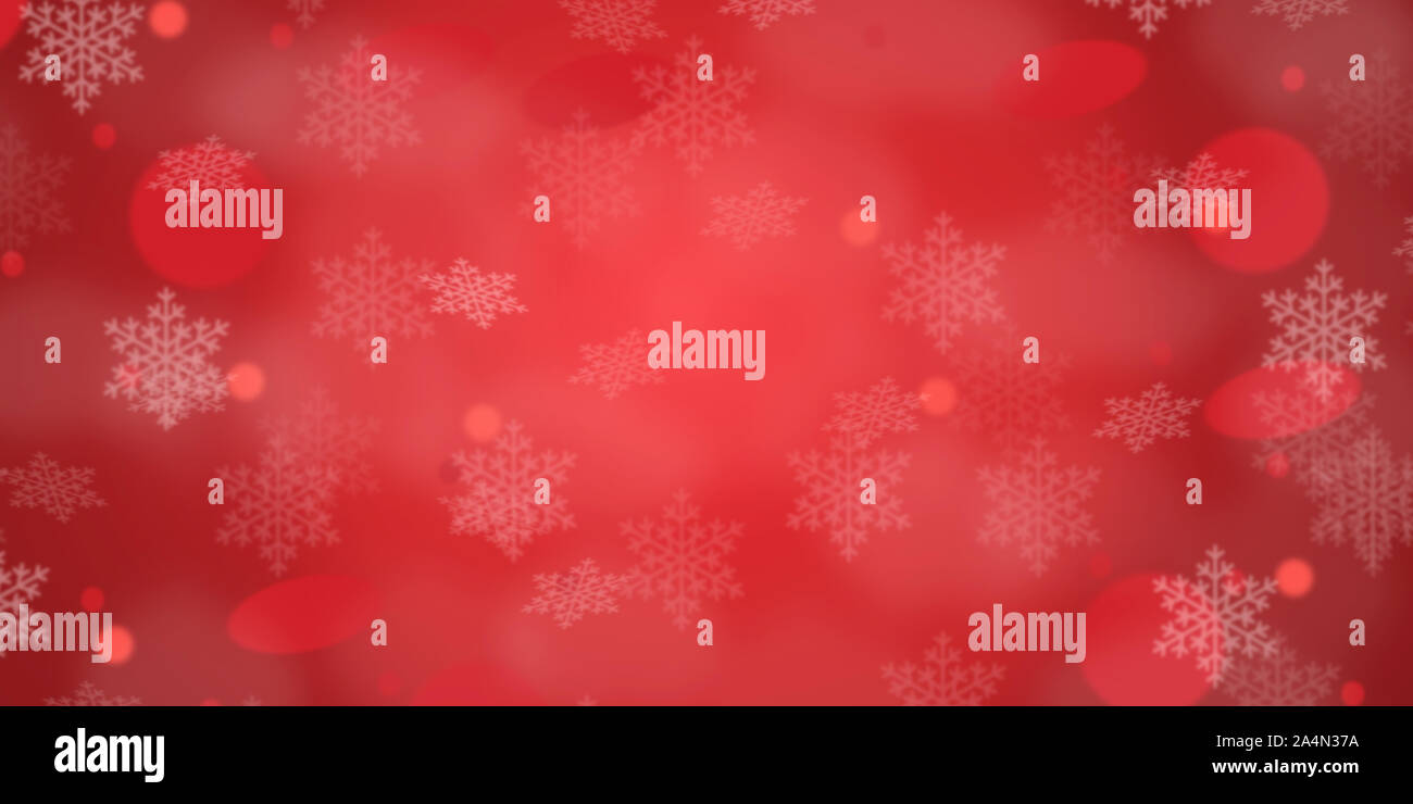Sfondo di Natale sfondi banner scheda copyspace spazio copia carta da parati rossa Nevica pattern Foto Stock