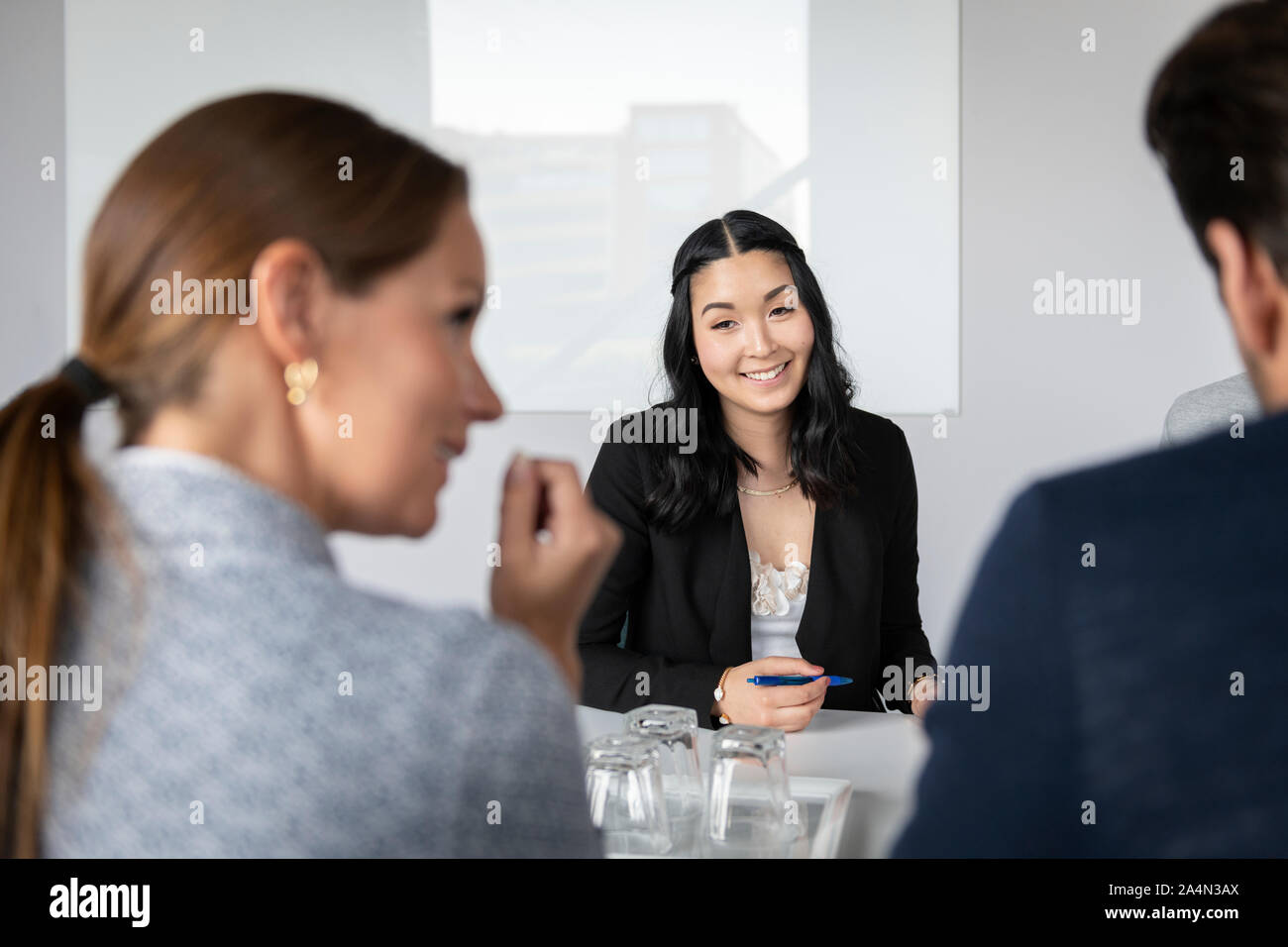 Persone alla riunione di affari Foto Stock