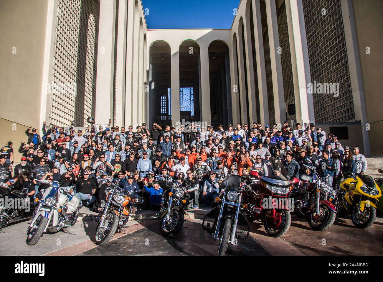 Moto Club, motociclisti, bike Motociclisti, motoClub VIPHERS. Foto Luis Gutierrez / NortePhoto club de motos, motociclistas, bike Motociclisti, VIPHE Foto Stock