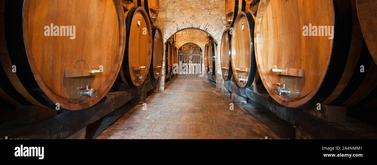 Cantina, Montepulciano, Toscana, Italia, Europa Foto Stock