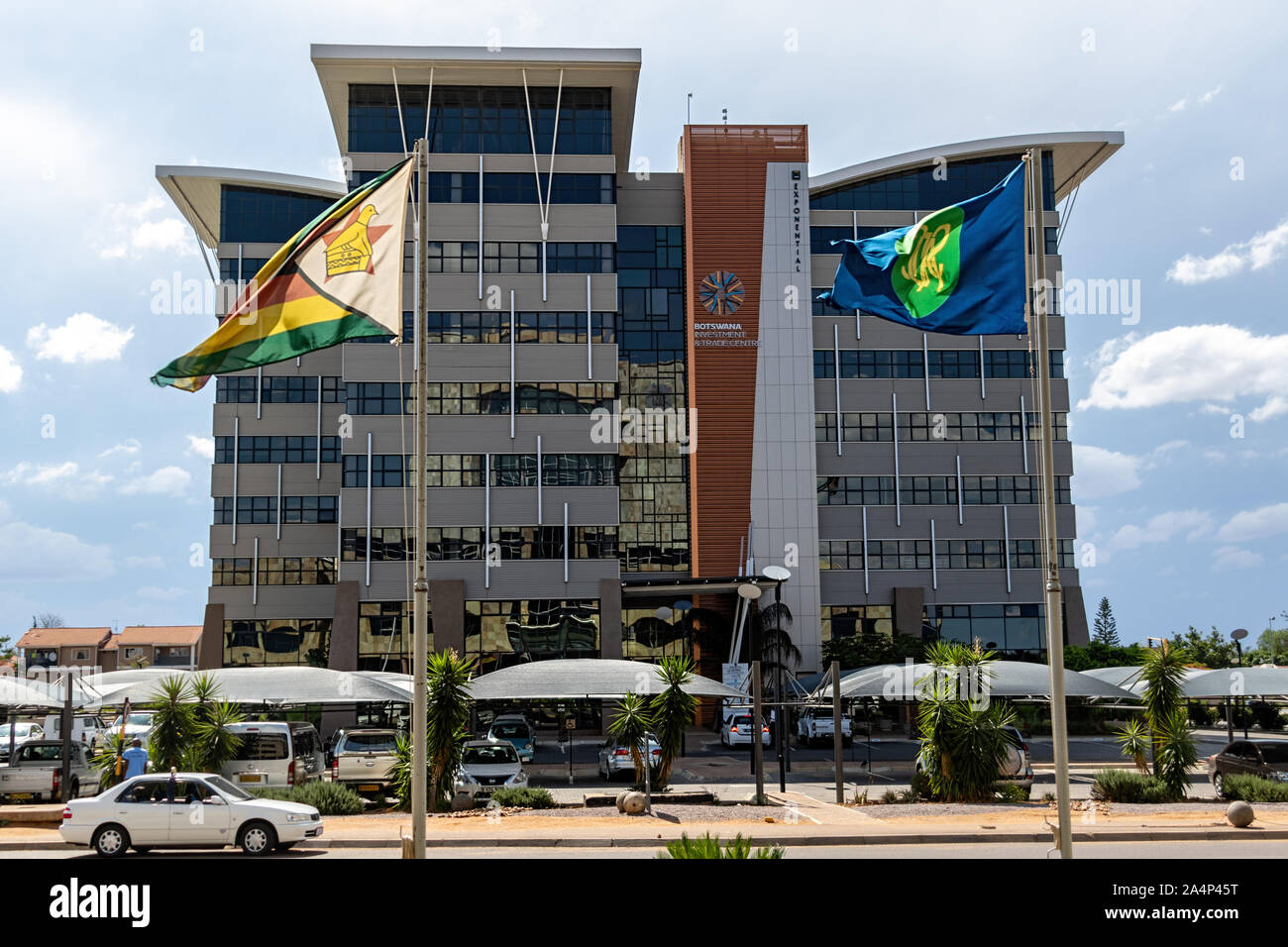 Gli investimenti del Botswana trade Center building Foto Stock