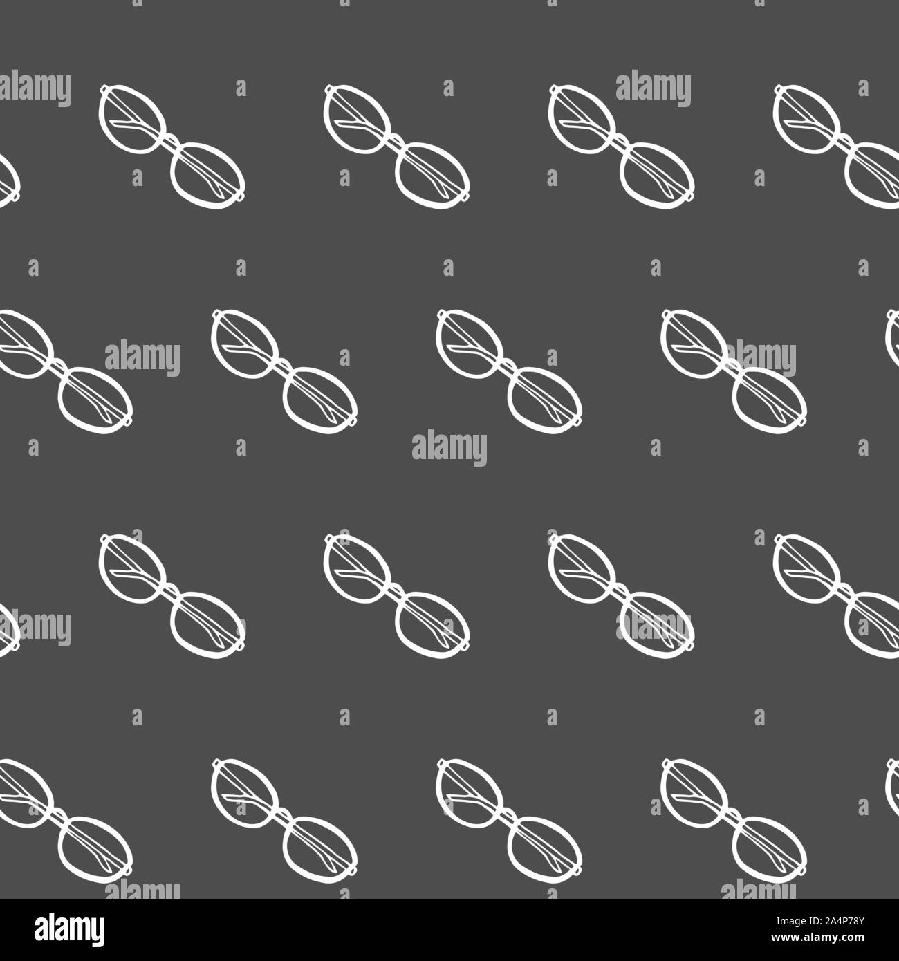 Bicchieri seamless pattern. Profilo bianco su sfondo grigio. Immagine può essere utilizzato nella pubblicità, poster, volantini, banner, logo ecc. Illustrazione Vettoriale. EPS10 Illustrazione Vettoriale