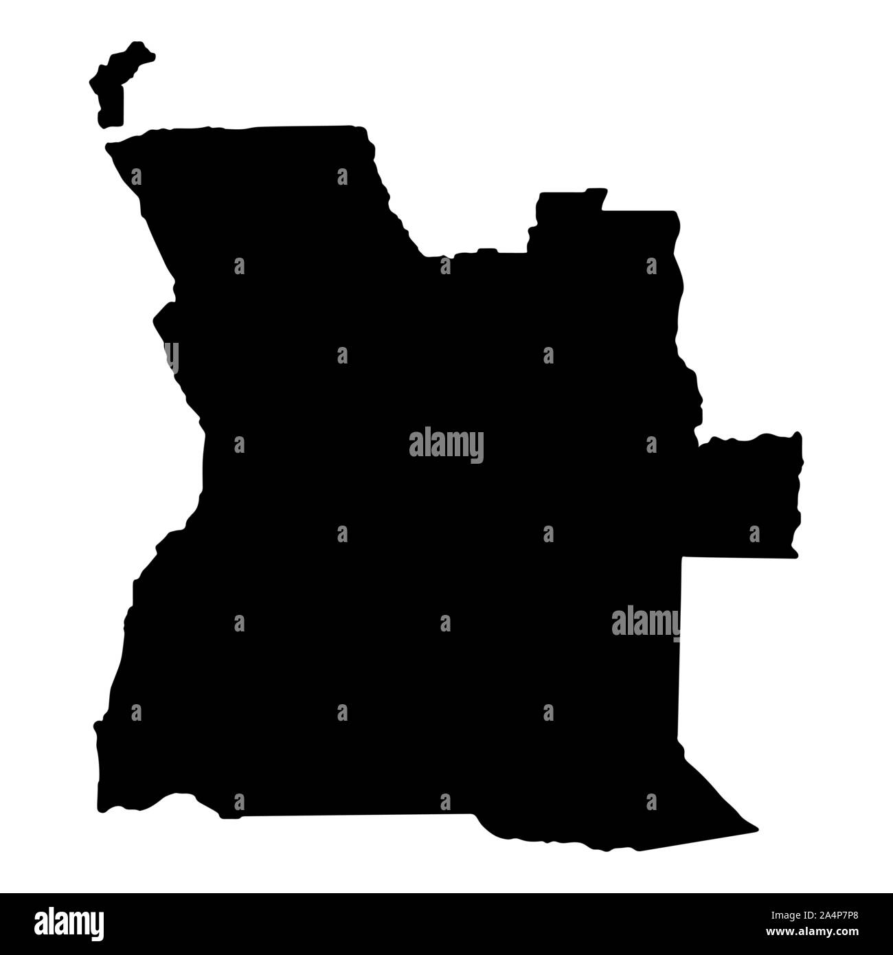 Mappa Angola bandiera .illustrazione vettoriale EPS 10. Illustrazione Vettoriale
