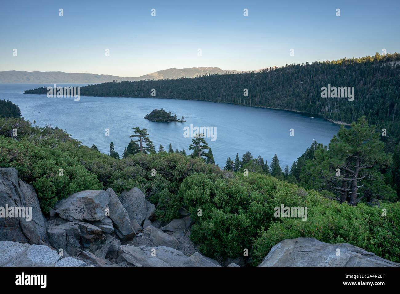 Lake Tahoe vista Foto Stock