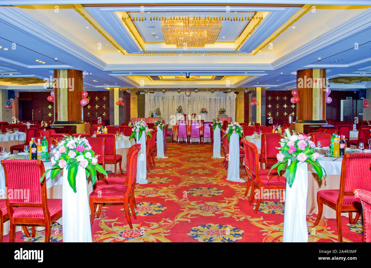 Cinese banchetto di nozze in Cina Foto Stock
