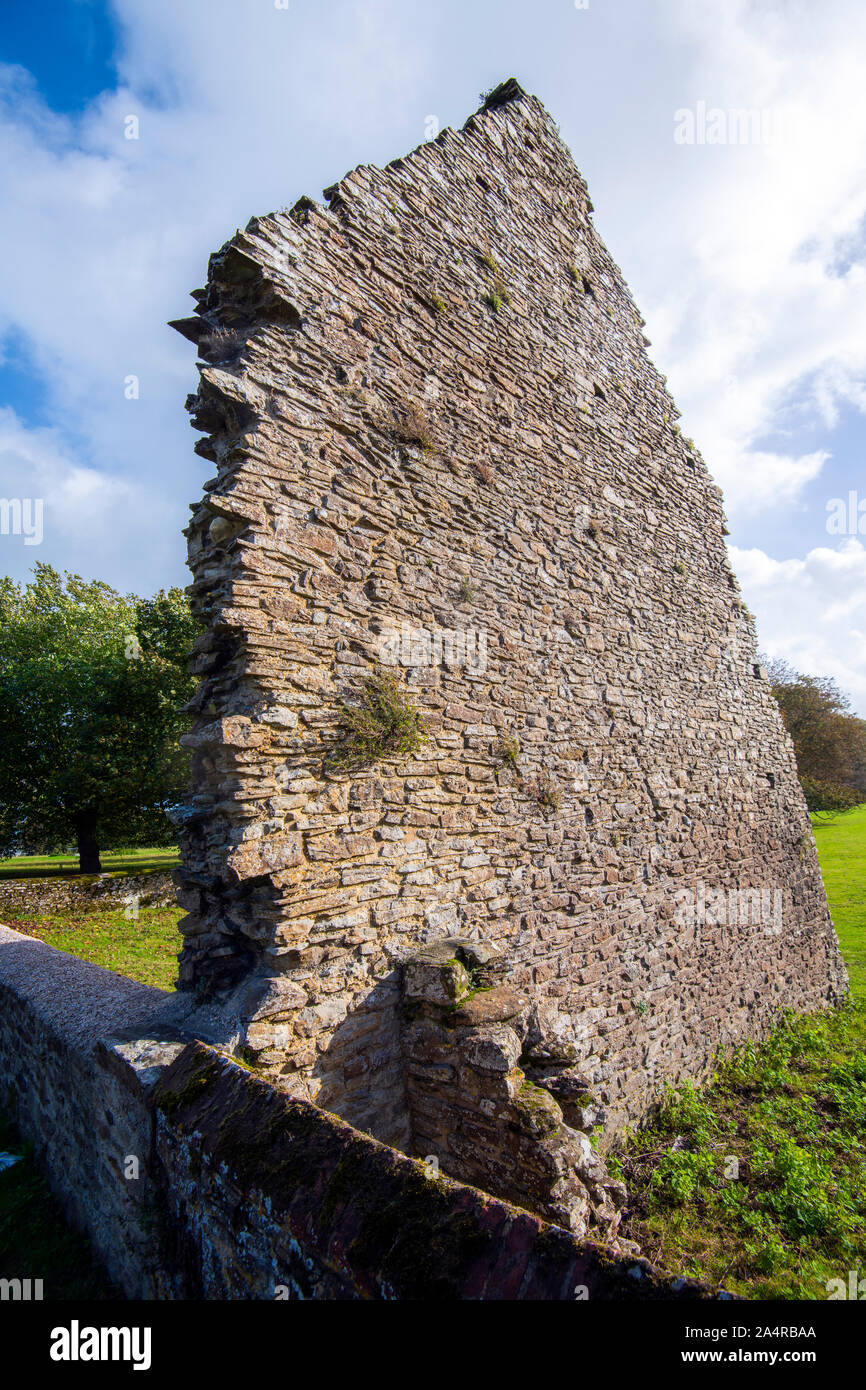 Mura Medievali Resti Del St John'S Hospital, Winchelsea, East Sussex, Inghilterra Foto Stock