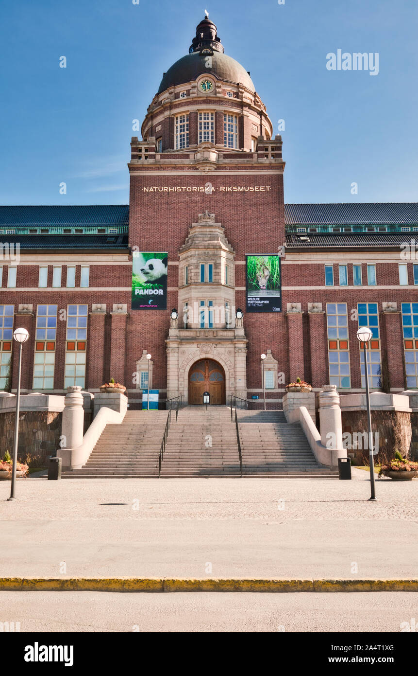 Swedish Regio Museo di Storia Naturale (Naturhistoriska Riksmuseet) progettato da Axel Anderberg nel 1916, Frescati, Stoccolma, Svezia Foto Stock