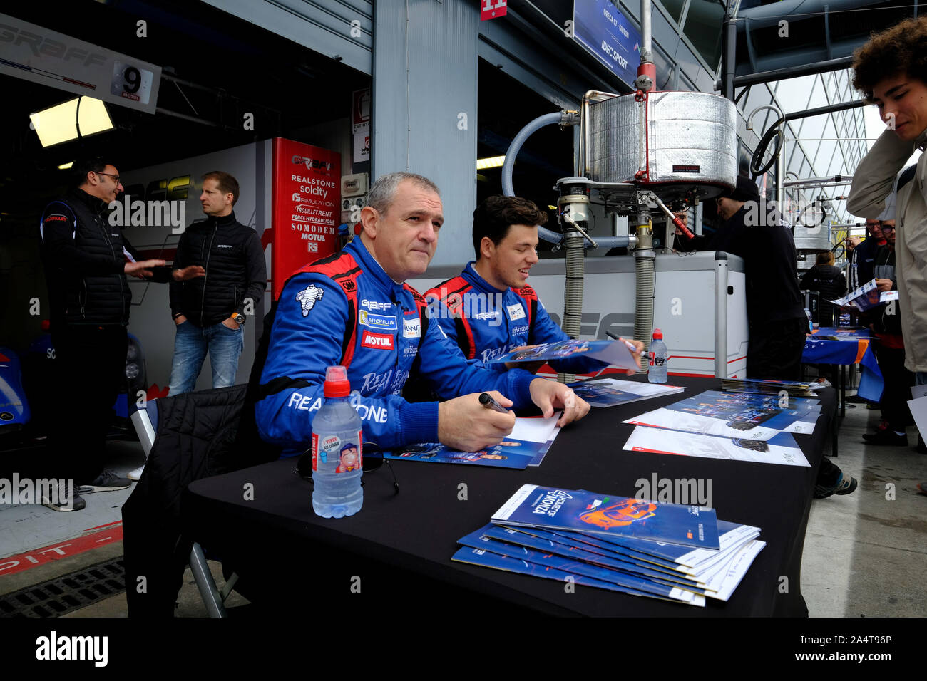 Esteban Garcia e David Droux - #9 Realteam Racing durante la 4 Ore di Monza - European Le Mans Series - gara a Monza, Italia, 12 maggio 2019, motori Endurance Foto Stock