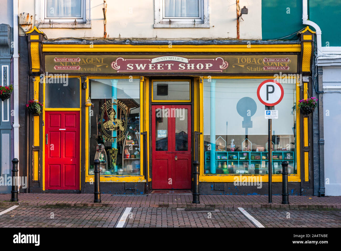 Cobh, Cork, Irlanda. 16 ottobre, 2019. Esterno della zia Nellie dolce Shop sul luogo Wesbourne in Cobh, Co. Cork, Irlanda. Credito; David Creedon / Foto Stock