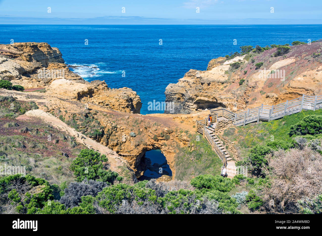 La grotta, Parco Nazionale di Port Campbell, Great Ocean Road, Victoria, Australia. Foto Stock