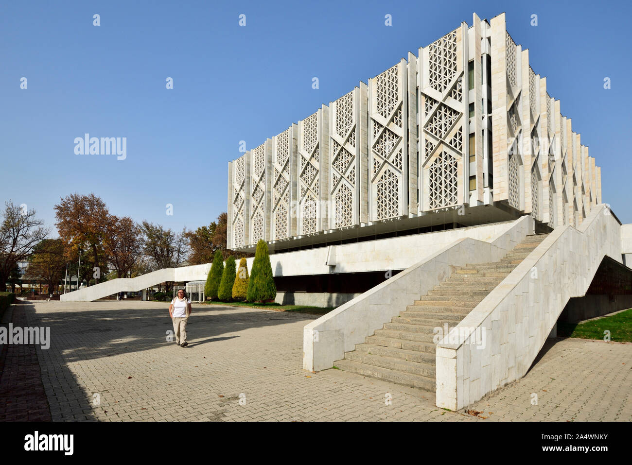 Museo Statale di Storia dell Uzbekistan. Tashkent, Uzbekistan (MR) Foto Stock