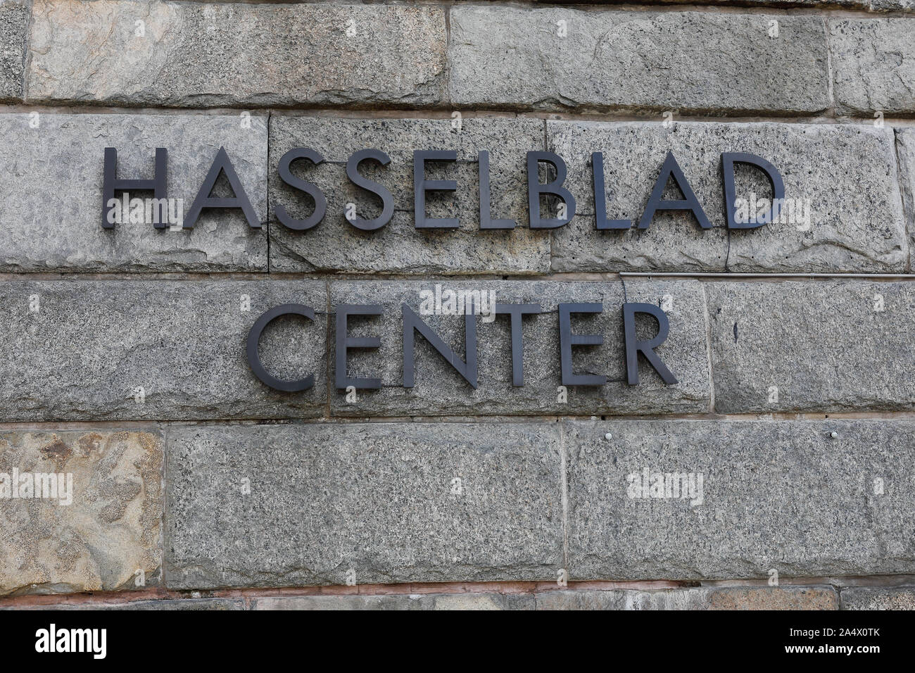 Göteborg, Svezia - 2 Settembre 2019: Il Centro Hasselblad museo di segno photografy situato all'Gotaplatsen nel centro di Gothenburg. Foto Stock
