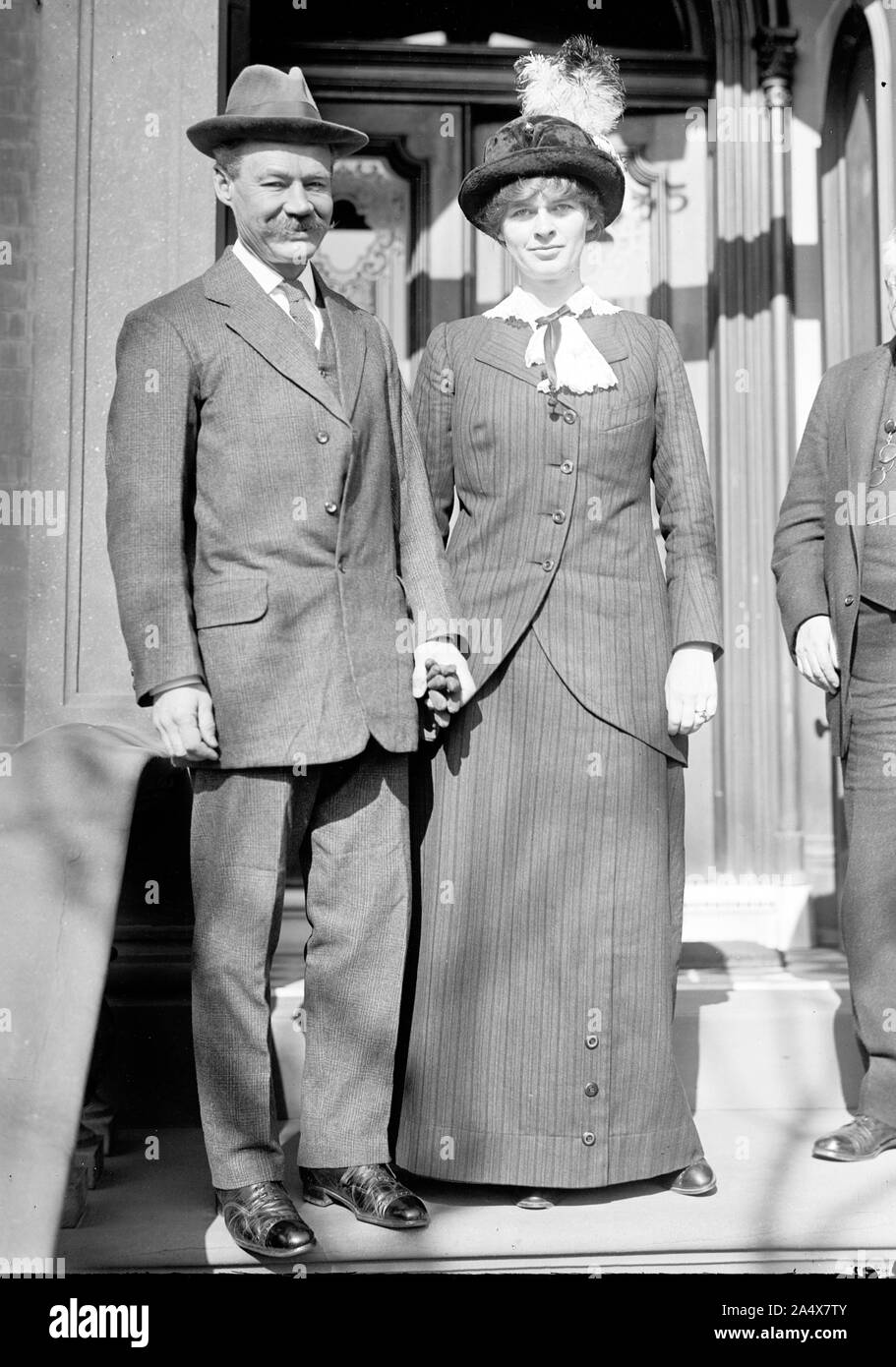 Il dottor Wilfrid Grenfell e moglie. Sir Wilfred Thomason Grenfell (1865-1940), un medico missionario di Terranova e la moglie Anne Elizabeth Caldwell MacClanahan Foto Stock